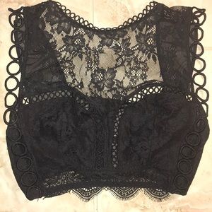 Victoria Secret brallette lace corset size small